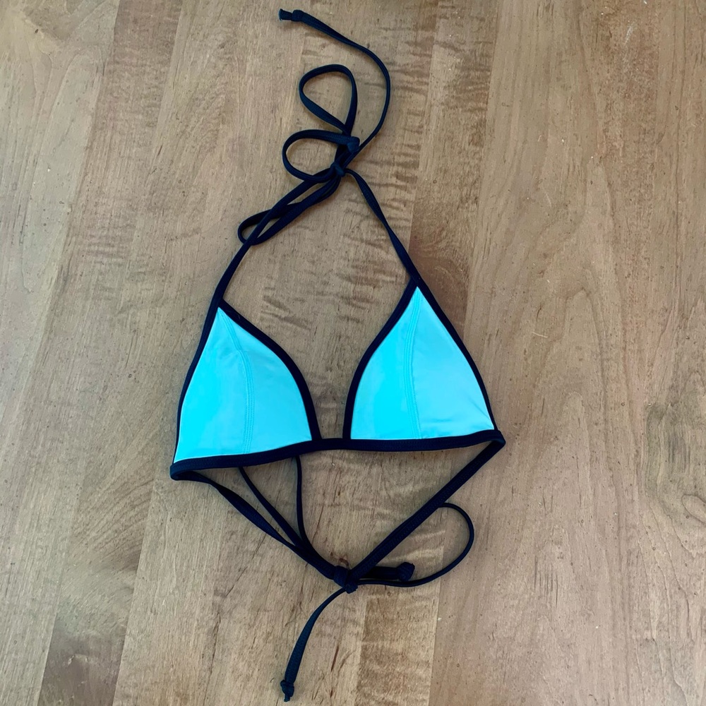 Teal bikini top